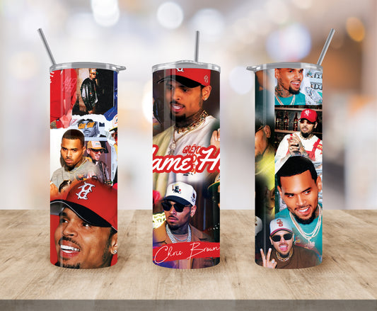 Chris Brown Inspired 20oz Tumbler | Breezy Vibes Only